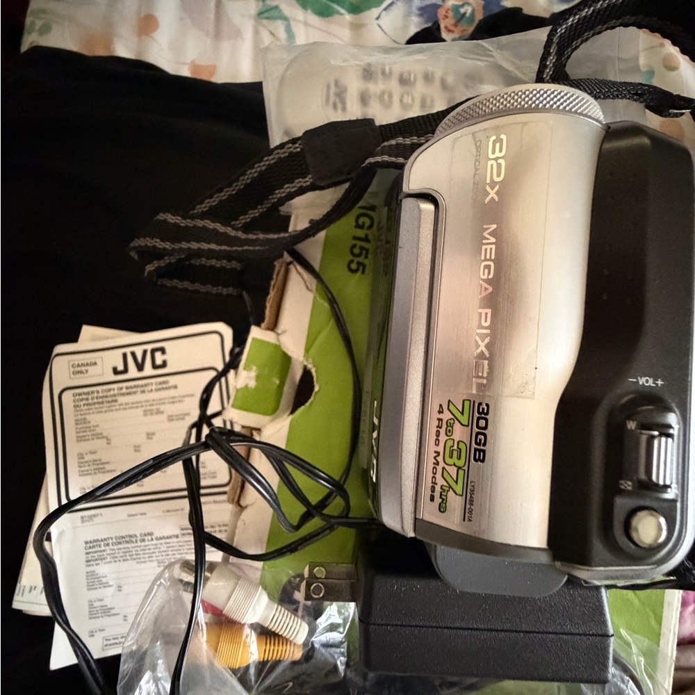 JVC Black and Silver Digital Camera with 30GB Storage